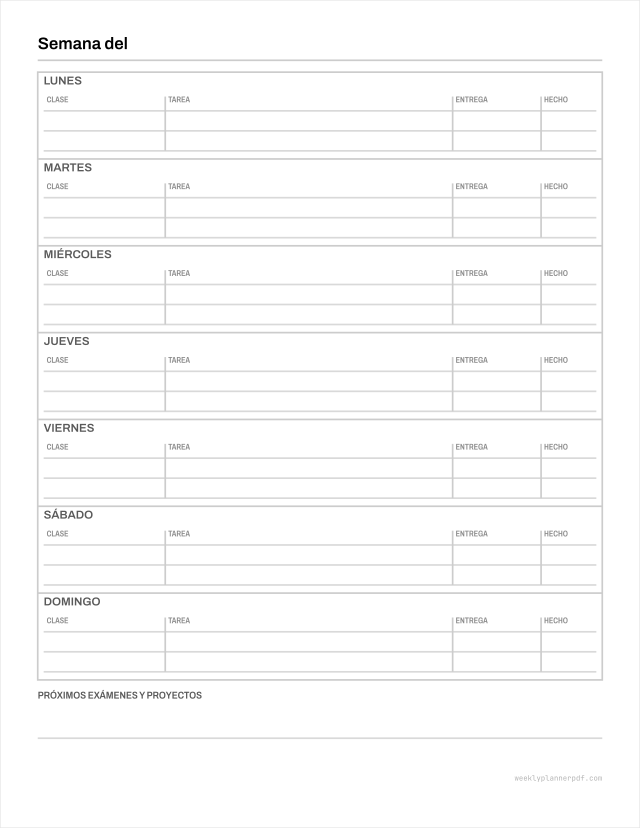Bill payment tracker, US Letter 215.9 by 279.4 millimetres