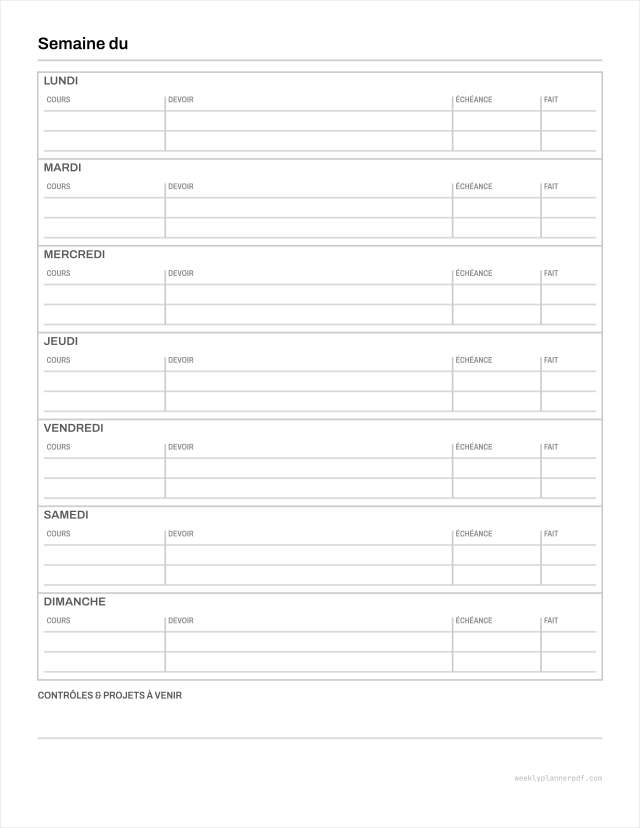 Bill payment tracker, US Letter 215.9 by 279.4 millimetres