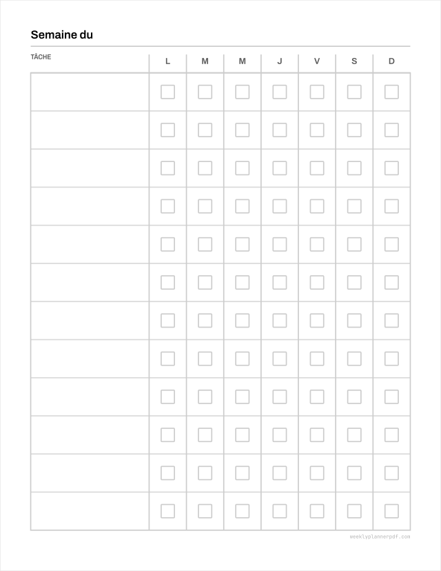 Kids chore chart, US Letter 215.9 by 279.4 millimetres